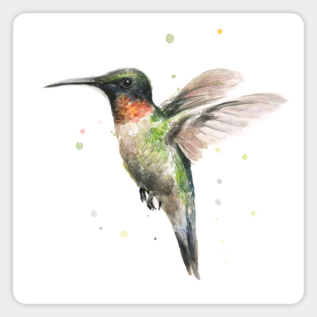 Hummingbird Magnet by Olechka